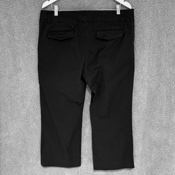 GAP Low Rise Stretch Cotton Straight Leg Crop Trousers - Picture 3 of 6